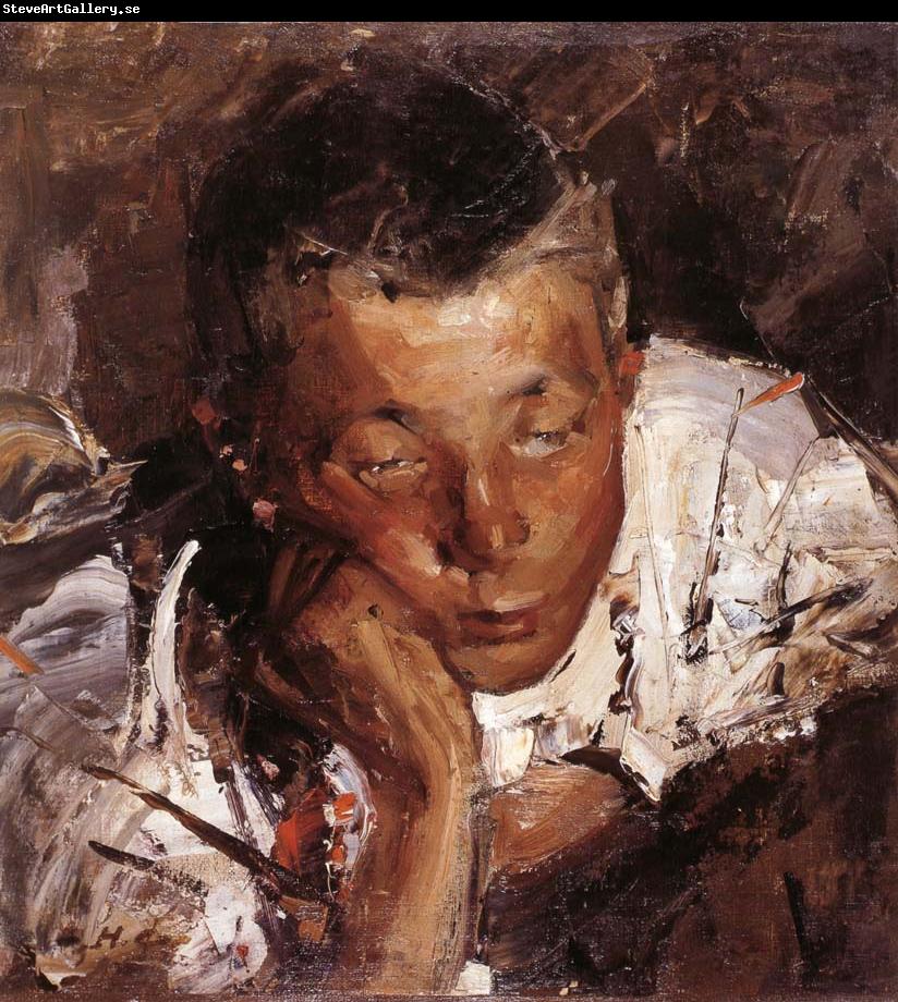 Nikolay Fechin Portrait of boy